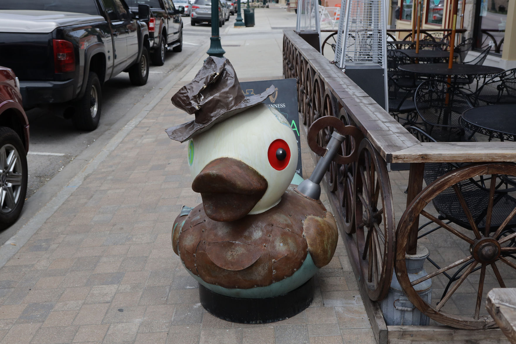 Flock of artistic ducks land downtown to help small businesses fly again